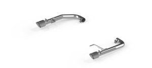Ford Mustang Performance Exhaust - Dual Rear Exit - MBRP - Armor Pro Axle Back, T304 Stainless Steel, 4in OD Tips - `15-`17