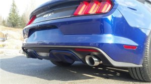 Ford Mustang Performance Exhaust - Dual Rear Exit - MBRP - Armor Pro Axle Back, T304 Stainless Steel, 4in OD Tips - `15-`17