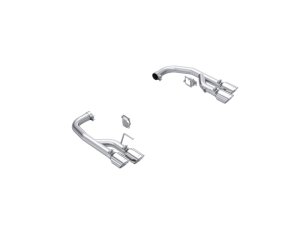 Ford Mustang Performance Exhaust - Rear - MBRP - Axle Back, Dual Rear Exit, Quad Tips, T304 Stainless Steel - 2024+