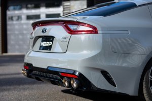 Kia Stinger GT Performance Exhaust - MBRP - Quad Tip - Carbon Fiber - `18-`22