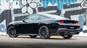 Ford Mustang Performance Exhaust - MBRP - Armor BLK Exhaust Tip; 4 in. ID/OD; 6.5 in. Length; Angle Cut; Quad Tip Cover - Black - `15-`24