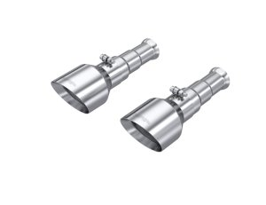 Ram 1500 Classic Performance Exhaust - MBRP - Armor Pro Exhaust Tip; 3 in. Inlet Dia./5 in. Outlet Dia.; Dual Wall; Angle Cut - Mirror Polished - `19-`24