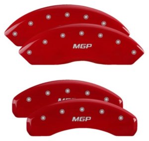 Ford Ranger Caliper Covers - Front + Rear - MGP - Red - `19-`24