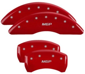 Volkswagen Atlas Caliper Covers - Front + Rear - MGP - MGP Engraved - Red - 2024+