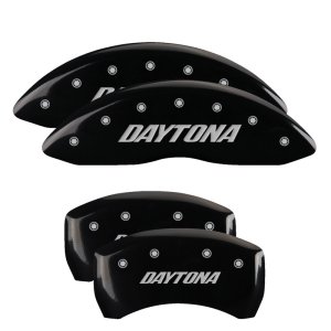 Dodge Magnum Caliper Covers - Front + Rear - MGP - Daytona - Black - `05-`10