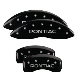 Pontiac Bonneville Caliper Covers - Front + Rear - MGP - 4 Logo - Black - `04-`05 Pontiac Bonneville Caliper Covers - Front + Rear - MGP - 4 Logo - Black - `04-`05