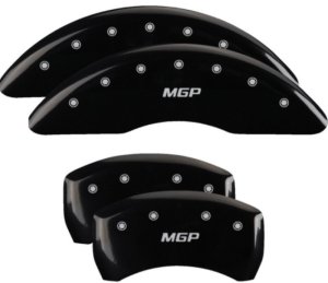 Mercedes-Benz GLE43 AMG Caliper Covers - Front + Rear - MGP - Engraved - Black - `18-`19