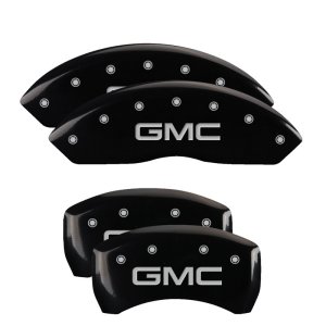 GMC Canyon Caliper Covers - Front + Rear - MGP - Engraved - Black - `15-`20
