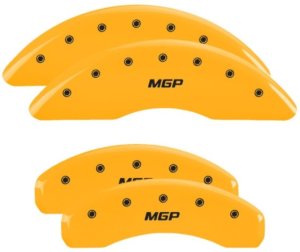 Ram 1500 Caliper Covers - Front + Rear - MGP - Standard - Yellow - `19-`24