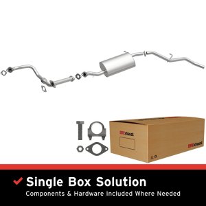 Nissan Xterra Performance Exhaust - Magnaflow - BRE, Catback, Aluminized Steel - `00-`04