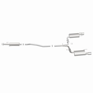 Lexus ES350 Performance Exhaust - Magnaflow - Cat Back - `13-`16