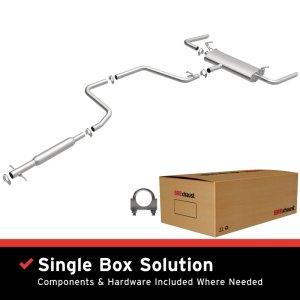 Chevrolet Malibu Performance Exhaust - Magnaflow - Direct-Fit Replacement, Aluminized Steel, Mandrel Bent - `08-`12