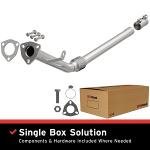 Audi A4 Quattro Performance Exhaust - Front - Magnaflow - Direct-Fit Front Pipe Kit - `05-`08