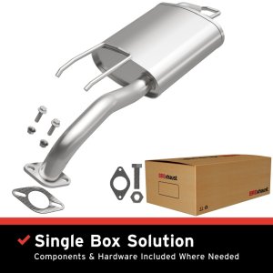 Hyundai Elantra Performance Exhaust - Rear - Magnaflow - BRExhaust Direct-Fit - `01-`06