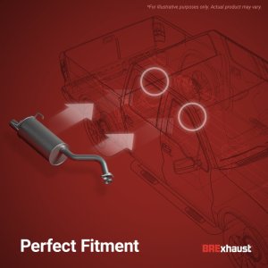 Hyundai Accent Performance Exhaust - Rear - Magnaflow - Direct-Fit Muffler Kit - `00-`05 Hyundai Accent Performance Exhaust - Rear - Magnaflow - Direct-Fit Muffler Kit - `00-`05