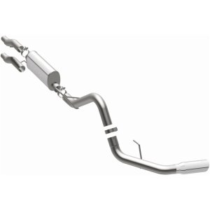 Ford F-150 Performance Exhaust - Magnaflow - Street Series Cat-Back, Single Rear Side Exit - Polished - `11-`14