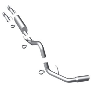Ford F-150 Performance Exhaust - Magnaflow - Street Series Cat-Back, Single Rear Side Exit - Polished - `11-`14