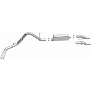 Ford F-150 Performance Exhaust - Magnaflow - Street Series Cat-Back, Single Rear Side Exit - Polished - `11-`14
