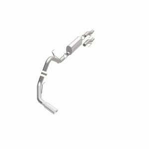 Ford F-150 Performance Exhaust - Magnaflow - Street Series Cat-Back, Single Rear Side Exit - Polished - `11-`14