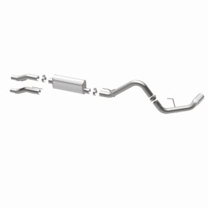 Ford F-150 Performance Exhaust - Magnaflow - Street Series Cat-Back, Single Rear Side Exit - Polished - `11-`14