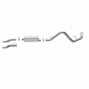 Ford F-150 Performance Exhaust - Magnaflow - Street Series Cat-Back, Single Rear Side Exit - Polished - `11-`14