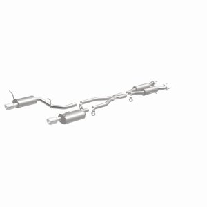 Dodge Durango Performance Exhaust - Rear - Magnaflow - Street Series Cat-Back, Dual Split Rear Exit, 4in Polished Tips, 2.5in Piping, Stainless Steel - Polished - `11-`25