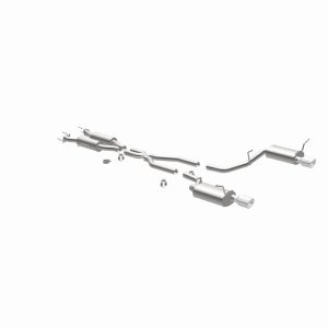 Dodge Durango Performance Exhaust - Rear - Magnaflow - Street Series Cat-Back, Dual Split Rear Exit, 4in Polished Tips, 2.5in Piping, Stainless Steel - Polished - `11-`25