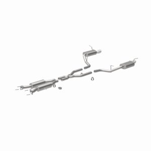 Dodge Durango Performance Exhaust - Rear - Magnaflow - Street Series Cat-Back, Dual Split Rear Exit, 4in Polished Tips, 2.5in Piping, Stainless Steel - Polished - `11-`25