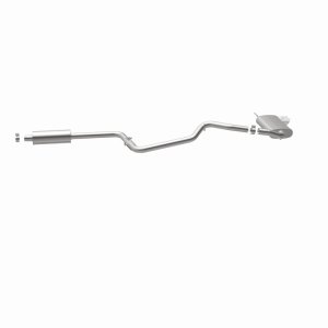 Ford Focus Performance Exhaust - Passenger Side Rear - Magnaflow - Street Series Cat-Back, Single Straight Passenger-Side Rear Exit, 2.25 in mandrel-bent piping, dual straight-through mufflers, 3 in polished dual-wall angle-cut tip, stainless steel - Poli