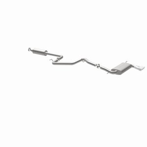 Ford Focus Performance Exhaust - Passenger Side Rear - Magnaflow - Street Series Cat-Back, Single Straight Passenger-Side Rear Exit, 2.25 in mandrel-bent piping, dual straight-through mufflers, 3 in polished dual-wall angle-cut tip, stainless steel - Poli