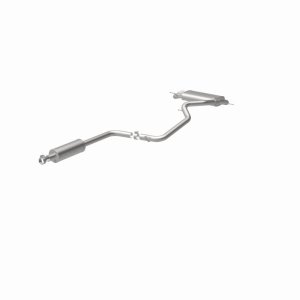 Ford Focus Performance Exhaust - Passenger Side Rear - Magnaflow - Street Series Cat-Back, Single Straight Passenger-Side Rear Exit, 2.25 in mandrel-bent piping, dual straight-through mufflers, 3 in polished dual-wall angle-cut tip, stainless steel - Poli