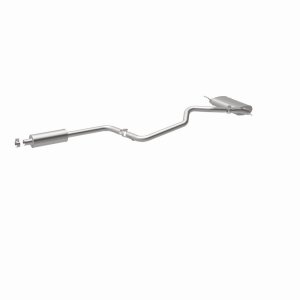 Ford Focus Performance Exhaust - Passenger Side Rear - Magnaflow - Street Series Cat-Back, Single Straight Passenger-Side Rear Exit, 2.25 in mandrel-bent piping, dual straight-through mufflers, 3 in polished dual-wall angle-cut tip, stainless steel - Poli