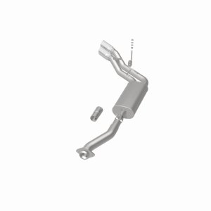 Ford F-150 Performance Exhaust - Rear - Magnaflow - Street Series Cat-Back, Dual Same Side Exit (Before Passenger Rear Tire), Stainless Steel, Polished Tips - Polished - `11-`14