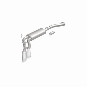 Ford F-150 Performance Exhaust - Rear - Magnaflow - Street Series Cat-Back, Dual Same Side Exit (Before Passenger Rear Tire), Stainless Steel, Polished Tips - Polished - `11-`14