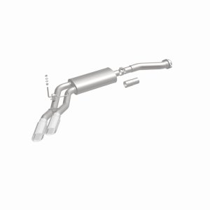 Ford F-150 Performance Exhaust - Rear - Magnaflow - Street Series Cat-Back, Dual Same Side Exit (Before Passenger Rear Tire), Stainless Steel, Polished Tips - Polished - `11-`14