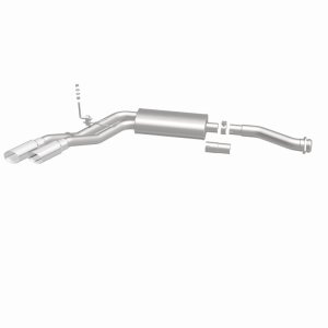 Ford F-150 Performance Exhaust - Rear - Magnaflow - Street Series Cat-Back, Dual Same Side Exit (Before Passenger Rear Tire), Stainless Steel, Polished Tips - Polished - `11-`14