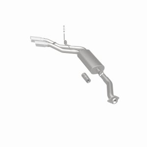 Ford F-150 Performance Exhaust - Rear - Magnaflow - Street Series Cat-Back, Dual Same Side Exit (Before Passenger Rear Tire), Stainless Steel, Polished Tips - Polished - `11-`14