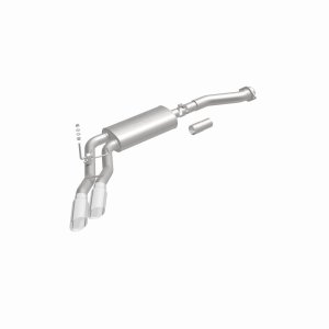 Ford F-150 Performance Exhaust - Rear - Magnaflow - Street Series Cat-Back, Dual Same Side Exit (Before Passenger Rear Tire), Stainless Steel, Polished Tips - Polished - `11-`14