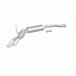 Ford F-150 Performance Exhaust - Rear - Magnaflow - Street Series Cat-Back, Dual Same Side Exit (Before Passenger Rear Tire), Stainless Steel, Polished Tips - Polished - `11-`14