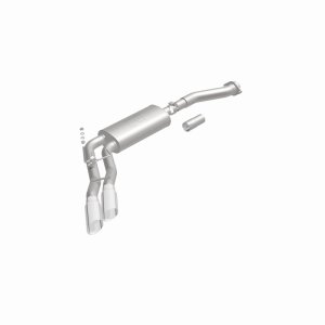 Ford F-150 Performance Exhaust - Rear - Magnaflow - Street Series Cat-Back, Dual Same Side Exit (Before Passenger Rear Tire), Stainless Steel, Polished Tips - Polished - `11-`14