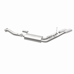 Ford F-150 Performance Exhaust - Rear - Magnaflow - Street Series Cat-Back, Dual Same Side Exit (Before Passenger Rear Tire), Stainless Steel, Polished Tips - Polished - `11-`14