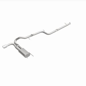 Mazda 3 Performance Exhaust - Single Straight Driver Side Rear - Magnaflow - Cat Back - `10-`13