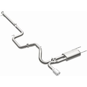 Mazda 3 Performance Exhaust - Single Straight Driver Side Rear - Magnaflow - Cat Back - `10-`13