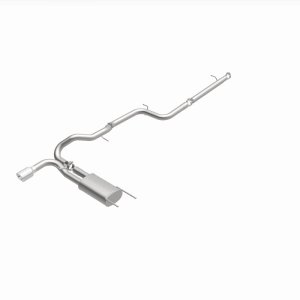 Mazda 3 Performance Exhaust - Single Straight Driver Side Rear - Magnaflow - Cat Back - `10-`13