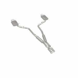 Cadillac CTS Performance Exhaust - Rear - Magnaflow - Street Series Cat-Back, Dual Split Rear Exit, Stainless Steel - Polished - `10-`14