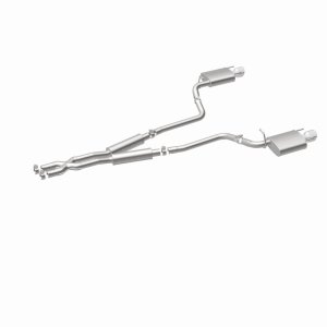 Cadillac CTS Performance Exhaust - Rear - Magnaflow - Street Series Cat-Back, Dual Split Rear Exit, Stainless Steel - Polished - `10-`14