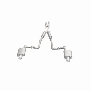 Cadillac CTS Performance Exhaust - Rear - Magnaflow - Street Series Cat-Back, Dual Split Rear Exit, Stainless Steel - Polished - `10-`14