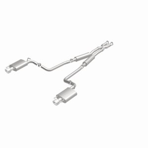 Cadillac CTS Performance Exhaust - Rear - Magnaflow - Street Series Cat-Back, Dual Split Rear Exit, Stainless Steel - Polished - `10-`14
