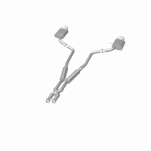 Cadillac CTS Performance Exhaust - Rear - Magnaflow - Street Series Cat-Back, Dual Split Rear Exit, Stainless Steel - Polished - `10-`14