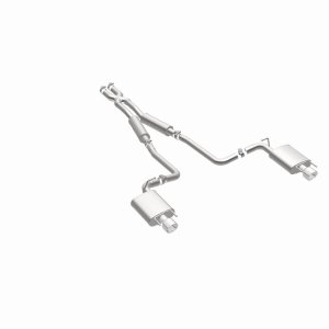Cadillac CTS Performance Exhaust - Rear - Magnaflow - Street Series Cat-Back, Dual Split Rear Exit, Stainless Steel - Polished - `10-`14